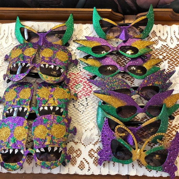 Mardi Gras Inspired sunglasses for men and women - Picture 1 of 1